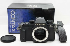 【アルプスカメラ】良品 CONTAX コンタックス Aria ボディ コンパクトフィルムカメラ 元箱付 221028i