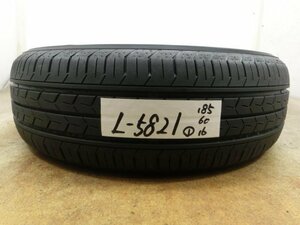 L-5821 溝あり 中古タイヤ ヨコハマ BluEarth-FE AE30 185/60R16 86H (1本)