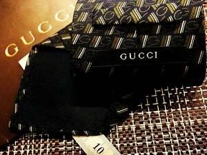 ・ω・ ★SALE/0962★グッチ総GGロゴ【GUCCI】ネクタイ♪