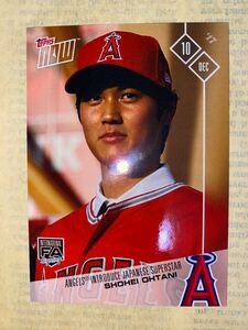 ★★2018年 topps now os-80 大谷翔平（エンゼルス）MLBカード★★ロサンゼルスドジャース プロ野球 北海道日本ハムファイターズ ルーキー