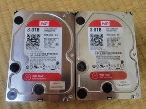 WD HDD RED 3TB+3TB 6TB