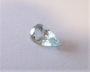 ★アクアマリン　ドロップ形　ルース1点　約2.8ct　#1382