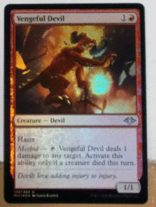 ＭTG英語/foil/Vengeful Devil(復讐に燃えた悪魔)/モダンホライゾン/アンコモン