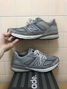 NEW BALANCE ニューバランス MADE IN U.S.A. 990 V5 M990GL5 サイズUS8.5 26.5cm グレー　FK