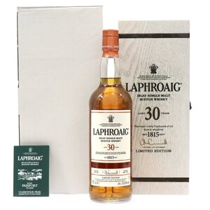 ◆ ラフロイグ / LAPHROAIG ◆ 30年 リミテッドエディション 1985 ～ 2016 ◆ シングルモルト ◆ 700ml / 53.5% ◆