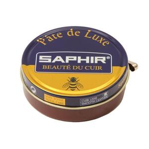 ☆ 09.マホガニー サフィール SAPHIR ビーズワックスポリッシュ 50ml 靴ケア用品 定番 無色 ダークタン濃茶 黒 保革剤 ツヤ出し 靴磨き 油