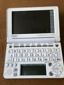 CASIO, 電子辞書, EX-word DATA PLUS 4, XD-SF6300, ホワイト,中古