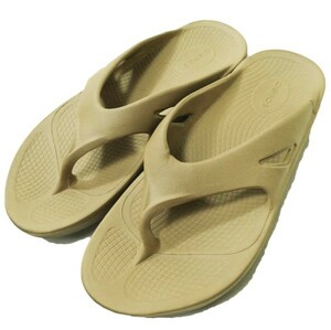 OOFOS ウーフォス Ooriginal Sandals リカバリーサンダル 29cm(M10/W12) ベージュ トング ビーチ シューズ g15128