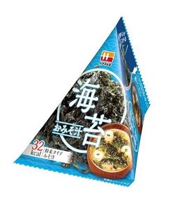 ハナマルキ 三角パックごちそう具材 海苔のおみそ汁 11g×10個