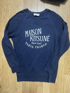 メゾン・キツネ　maison kitsune logo sweatshirt L 美品