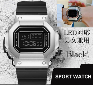 スポーツ腕時計　腕時計　時計　デジタル　LED デジタル腕時計　防水 自転車　スポーツ アウトドア キャンプ　ランニング アウトドア　