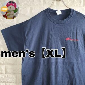 B982【PORT&COMPANY】半袖Tシャツ【メンズXL】ネイビー