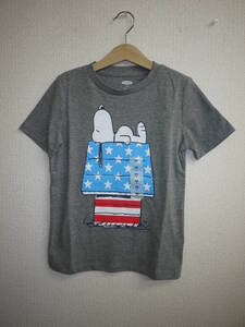 NY/新/即☆OLD NAVY×Snoopy/スヌーピー☆XS/5歳用/半袖Tシャツ