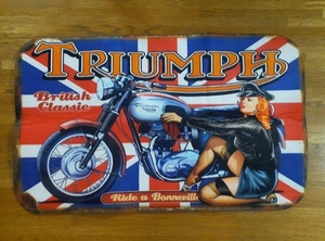 希少　TRIUMPH　トライアンフ　玄関マット　50×80cm