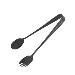 アイデアセキカワ BLACK TONGS SERIES サラダトング ブラック SUS821L1 燕三条 日本製