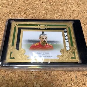 2021-22 Futera Unique Gareth Bale 24KT Gold Framed Memorabilia 1/1