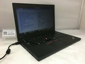 ジャンク/ LENOVO 20HMS0WV00 ThinkPad X270 Intel Core i5-7200U メモリ8.19GB NVME256.06GB 【G23234】