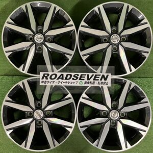 ★NISSAN 日産 デイズルークス 純正 三菱OEM 15インチ 15×4.5J +46 PCD100 4H ハブ:約56mm 4本Set アルミホイール 中古 ★送料無料