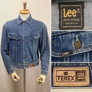 1980s Lee 220J Denim Jacket Made in USA Size 40