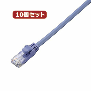 10個セット エレコム　Cat6準拠LANケーブル LD-GPN BU2X10 /l