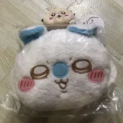 ちいかわ　ふわふわフェイスポシェット　ミニがま口ポーチ　ラッコ　セット