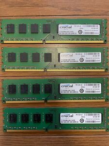 Crucial クルーシャル DDR3 1600 デスクトップ用メモリ 8GB×4枚 32GB 