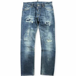 DSQUARED2 17ss cool guy jean ダメージ加工 クラッシュデニム サイズ46