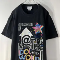 IDOLM@STER 2015 マルチカラー ビッグ ロゴ プリント Tシャツ