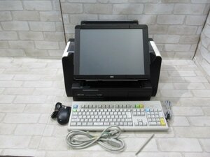 Ω 新DC 0847t 保証有 TEC【 SJ-9000-S 】東芝テック事務コン キーボード/マウス/タッチペン付 動作OK・祝10000!取引突破!!