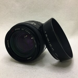 KONICA MINOLTA コニカミノルタ AF ZOOM 35-105mm F3.5-4.5 フィルター径：55mm Aマウントレンズ 動作未確認 フード付 現状品 ／ 04-00772