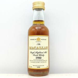 【全国送料無料】ザ マッカラン 18年 1980　43度　50ml【The MACALLAN Single Highland Malt Scotch Whisky 1980-1998】