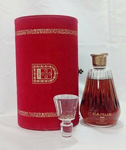 【未開栓】箱・替え栓付き　カミュ カラフェ バカラボトル ブランデー コニャック CAMUS Carafe BRANDY COGNAC【送料別】IA0398