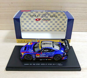 未展示　EBBRO『1/43　SUBARU　BRZ　R＆D　SPORT　SUPER GT　GT300　2017　No.61　』スバル　スーパー GT　（45538）STI