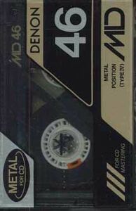Blank Cassette カセットテープ Metal Position Type4 MD46P DENON 未開封 /00110