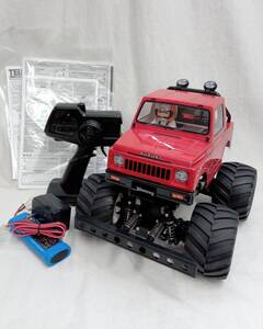 ジャンク TAMIYA タミヤ RC スズキ ジムニー WR-02シャーシ プロポ バッテリー 付 電動 ラジコン 通電OK 組立済 店舗受取可