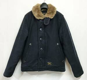 WTAPS ダブルタップス 14AW N-1 / JACKET.COTTON.COAD 142GWDT-JKM02 エヌワン デッキ ジャケット 1 アウター ネイビー