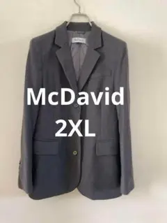 McDavid international カジュアルジャケット ウール 大きめ