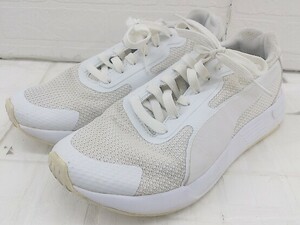 ◇ PUMA プーマ テイパー 373018-02 スニーカー シューズ サイズ 25.5cm ホワイト レディース メンズ P