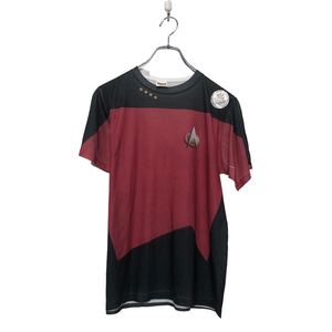 LOGOVISION 半袖 プリント Tシャツ L キッズ グレー クルーネック 古着卸 アメリカ仕入 a605-6598