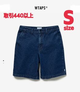 WTAPS 2023SS WRKS2001 SHORTS INDIGO Sサイズ ダブルタップス ショーツ インディゴ ネイビー SMALL NAVY DENIM デニム ショートパンツ