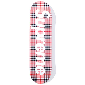 ★新品★Supreme Burberry Skateboard Deck Pink 8.375" x 32.125" シュプリーム×バーバリー