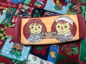 RAGGEDY ANN ＆ANDY☆ペンケース★ラガディアン＆アンディ☆かわいい☆おしゃれ☆USED