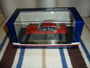 ハイストーリー 1/43 日産 スカイライン セダン (1983 2000 TURBO RS) レッド