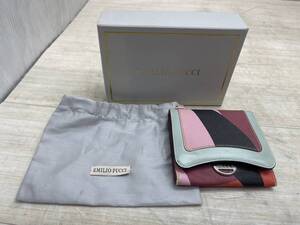 送料無料S88320 EMILIO PUCCI 折りたたみ財布 Wallet ミニ財布