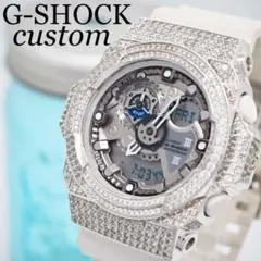 393 CASIO G-SHOCK カスタム　メンズ腕時計　ダイヤ　フルカスタム