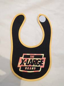 X-LARGE エクストララージ PIZZA BIB 黒 キッズ 最新作