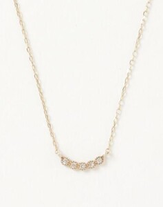 美品 Jewel closet by L&Co. 10K YG ダイアモンドネックレス