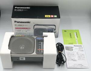 動作○ 外観極美品　Panasonic RF-2450 ワイドFM対応　FM/AM 2BAND レシーバー　ラジオ 