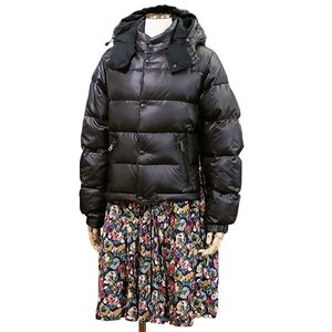 【送料無料】【本物】JUNYA WATANABE COMME des GARCONS★ジュンヤワタナベ コムデギャルソン★ダウン★ワンピース★JD-J007★黒×マルチ★