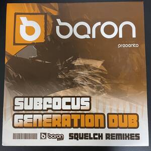 Baron - Squelch (Sub Focus Remix) / Baron Inc. BARONINC005 ドラムンベース,ドラムン,Drum&Bass,Drum